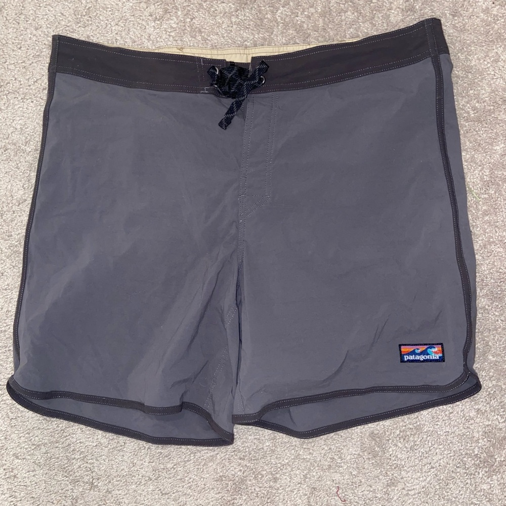 Patagonia Men's Charcoal Swim Board Shorts